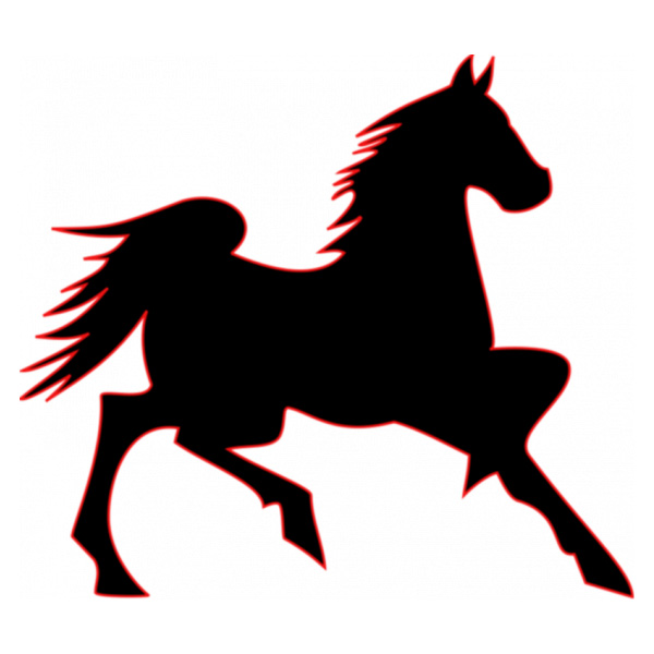 vector silhouette running prancing horse vector horse silhouette horse free download free fire horse 