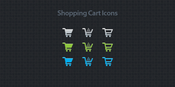 shopping cart icon shopping cart set icons ecommerce 