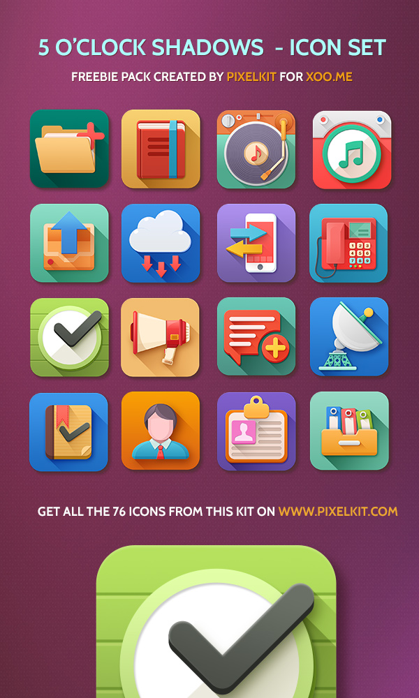 rounded icons radar psd modern long shadow icons icon cloud 