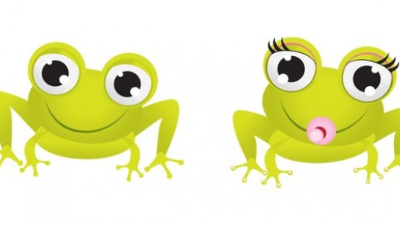 Adorable Baby Frogs Cartoon Vector Graphics - WeLoveSoLo