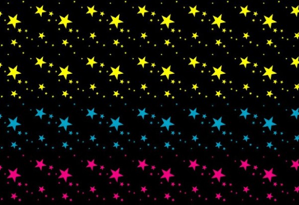 3 Bright Stars on Black Patterns Set JPG - WeLoveSoLo