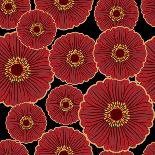 web vector unique ui elements stylish seamless red quality poppy PDF pattern original new jpg interface illustrator high quality hi-res HD graphic fresh free download free flowers floral EPS elements download detailed design dark red creative bold background AI 