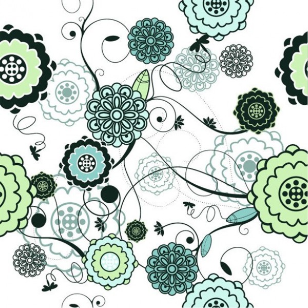 web vector unique ui elements stylish seamless floral pattern seamless retro floral pattern retro quality pattern original new interface illustrator high quality hi-res HD green graphic fresh free download free flowers floral pattern floral EPS elements dragonflies download detailed design creative blue abstract 