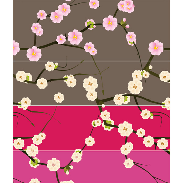 web vector unique ui elements trees tree blossom pattern stylish spring tree spring blossom pattern spring quality pattern pat original new Japanese interface illustrator high quality hi-res HD graphic fresh free download free floral elements download detailed design creative branches blossoms background AI 
