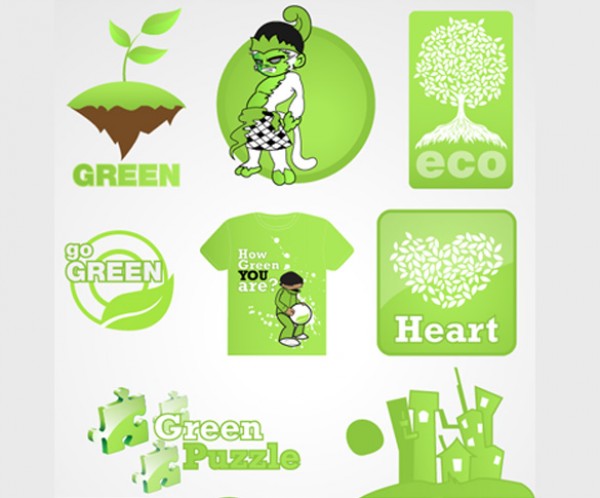 recycle nature logo pack logo environmental 