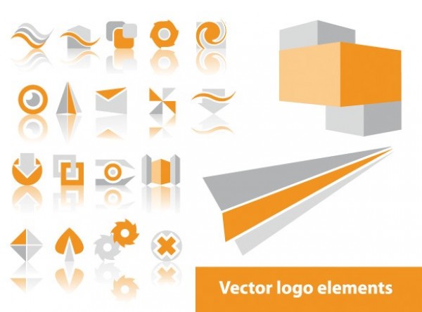web vector unique ui stylish shapes set quality original orange new logotypes logos interface illustrator high quality hi-res HD grey gray graphic fresh free download free elements download detailed design creative abstract 