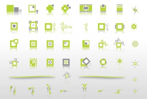 web vector unique ui elements stylish shapes set quality pack original new logotypes logos interface illustrator high quality hi-res HD green graphic geometric fresh free download free elements download detailed design creative 