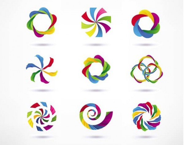 woven web vector shapes vector unique ui elements Twist stylish shapes set quality original new logotypes logos intertwined interlocking interface illustrator high quality hi-res HD graphic fresh free download free EPS elements download detailed design creative colors colorful 