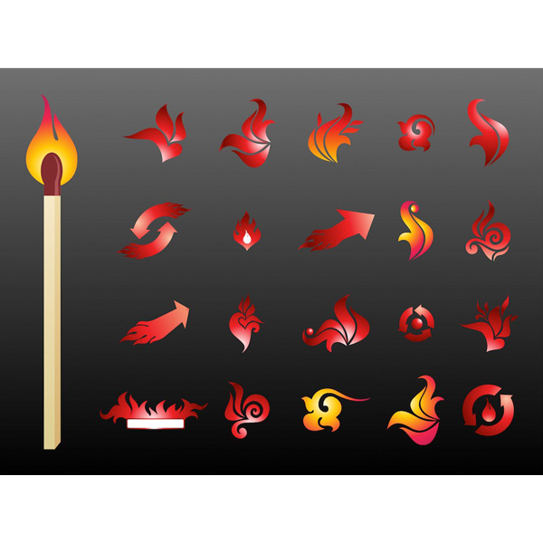 web vector flame vector fire vector unique ui elements stylish set red quality original new matchstick Match logotype logo lit match interface illustrator high quality hi-res HD graphic fresh free download free flame logo flame fire logo fire elements download detailed design creative arrows AI 