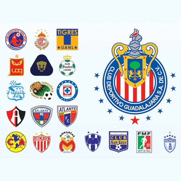 web vector unique ui elements teams team stylish states sport soccer set quality play original new Morelia Monterrey mexico Mexican football teams Mexican football logos Mexican football Match logotype logos Liga Mx league interface illustrator high quality hi-res HD Guadalajara graphic game fresh free download free emblems elements download detailed design creative colorful clubs Championship ball AI 