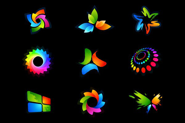 wheel web vector unique ui elements stylish set quality pinwheel original new logotypes logos interface illustrator high quality hi-res HD graphic gradient glow fresh free download free flower elements download detailed design creative colorful butterfly bright abstract 
