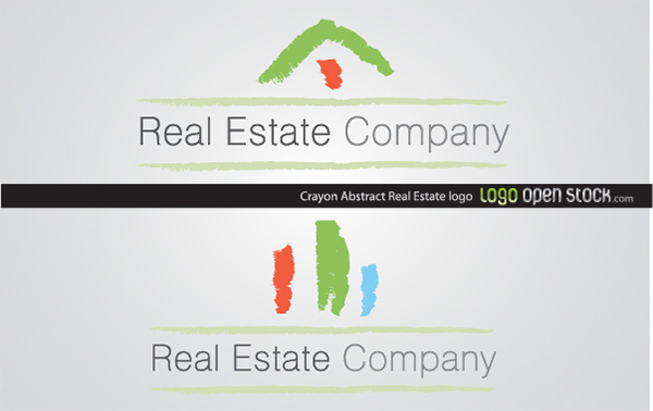 vector simple real estate nature logotypes logos free download free ecology crayon color children art abstract 