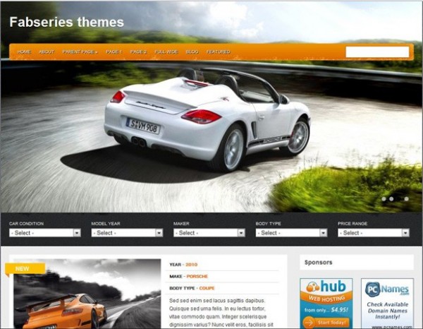 wp wordpress website webpage web unique ui elements ui tutorial thumbnails stylish quality postings php original new modern interface hi-res HD gears fresh free download free elements download detailed design creative clean cars car listings auto listing 