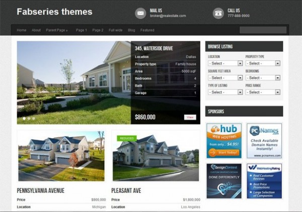 wp wordpress website webpage web unique ui elements ui tutorial theme stylish real estate quality premium posting php original new modern listings interface hi-res HD fresh free download free elements download detailed design creative clean avenue 