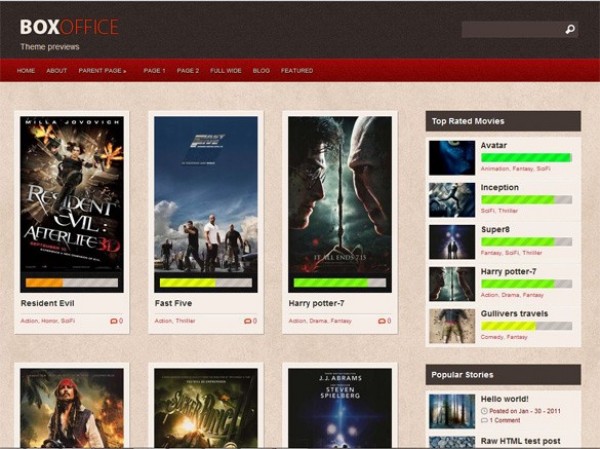 wp wordpress web unique ui elements ui theme stylish reviews quality php original new movie review movie modern interface hi-res HD fresh free download free elements download detailed design creative clean boxoffice box office 