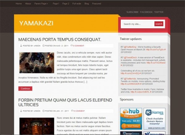 yamakazi wp wordpress website webpage web unique ui elements ui twitter theme stylish quality php original new modern interface hi-res HD fresh free download free featured images elements download detailed design creative colorful clean blog posts blog banners 