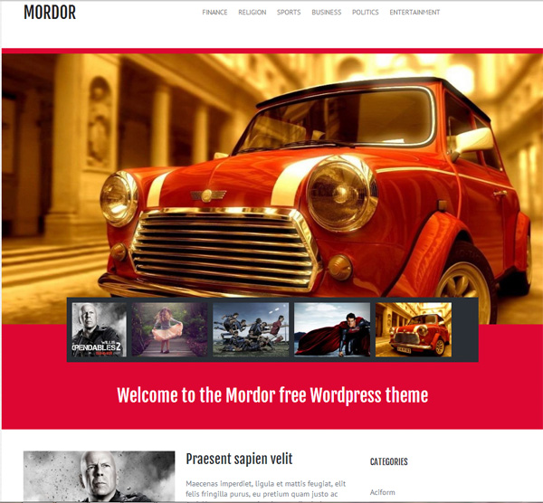 wp wordpress web unique ui elements ui theme template stylish sidebar quality php original options new Mordor modern jquery interface html hi-res HD fresh free download free elements download detailed design css creative content slider clean 2 column 