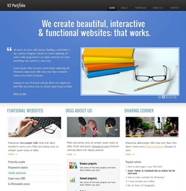 website webpage web unique ui elements ui template stylish set quality psd website psd portfolio website original new modern list page interface home page hi-res HD full page fresh free download free elements download detailed design creative contact page clean 4 page 