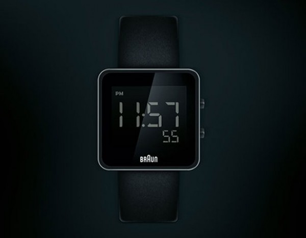 web watch face unique ui elements ui time stylish square watch shiny seconds quality psd original new modern minutes interface hour hi-res HD fresh free download free face elements download detailed design creative clean braun watch braun black 