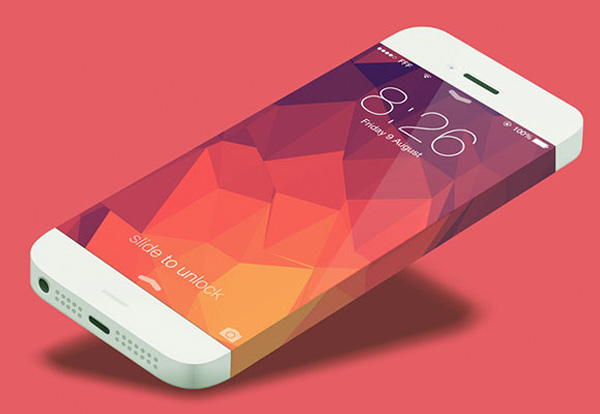 wrap around web unique ui elements ui stylish quality psd original new modern mockup mobile iphone 6 mockup iphone 6 infinity iPhone 6 concept interface infinity hi-res HD fresh free download free elements download detailed design creative concept clean . iphone 6 