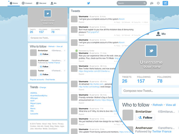 ui elements ui twitter ui elements twitter redesigned twitter redesign twitter social network free download free concept 