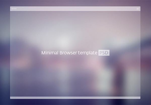 ui elements ui transparent template semi-transparent minimal ios free download free browser window  