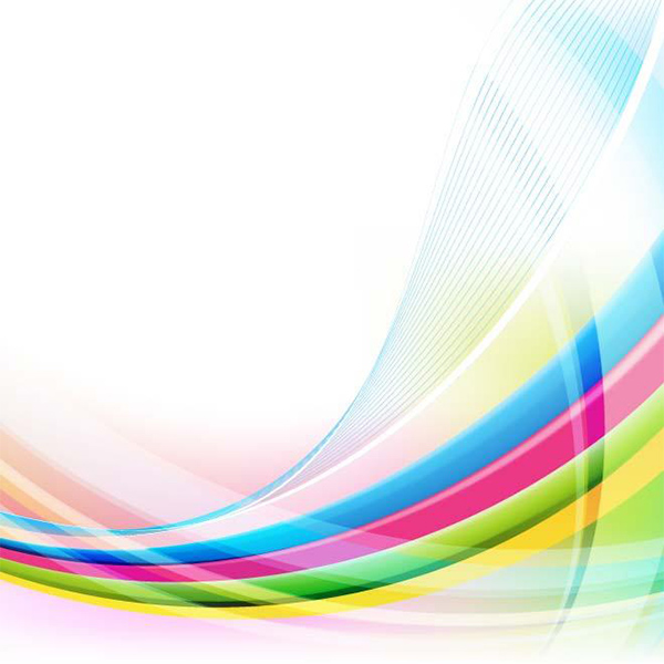 transparent curves colorful background abstract 