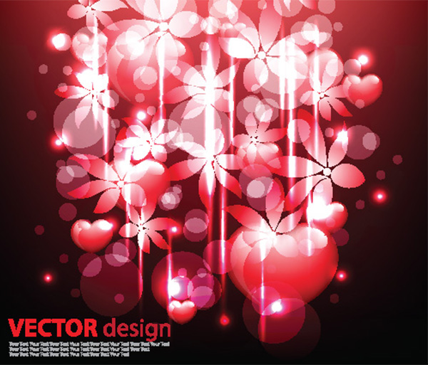 vector red lights free download free floral fantasy dark bubbles bokeh background abstract 