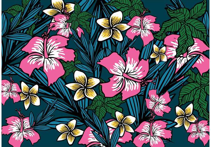 Polynesian Flower Background 136148 - WeLoveSoLo