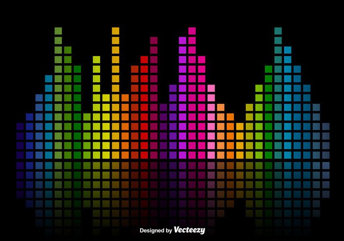 Colorful Music Sound Bars Equalizer 