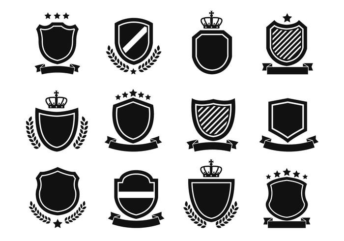 Free Shield Shapes Vector - WeLoveSoLo