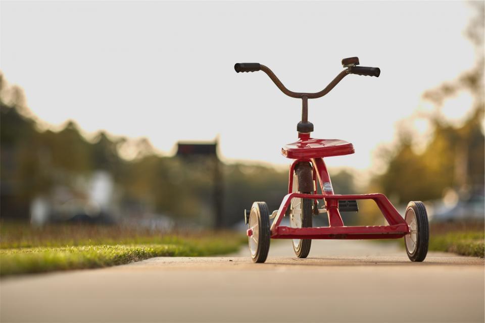 tricycle red 