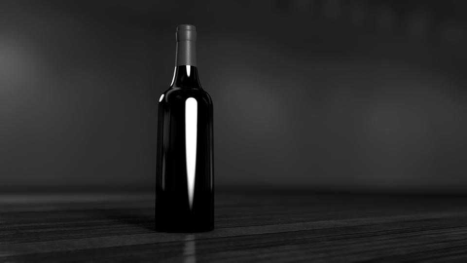 dark bottle black 