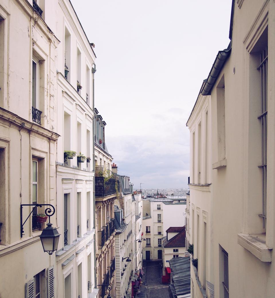 Windows streets shutters Paris Montmartre houses france city buildings balcony balconies architecture apartments 