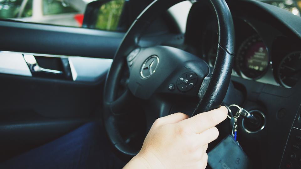 steeringwheel Mercedes luxury interior hand driving dash car Benz automotive 