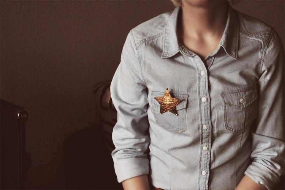 star shirt sheriff denim 