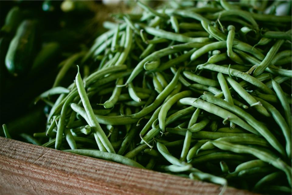 vegetables green food beans 