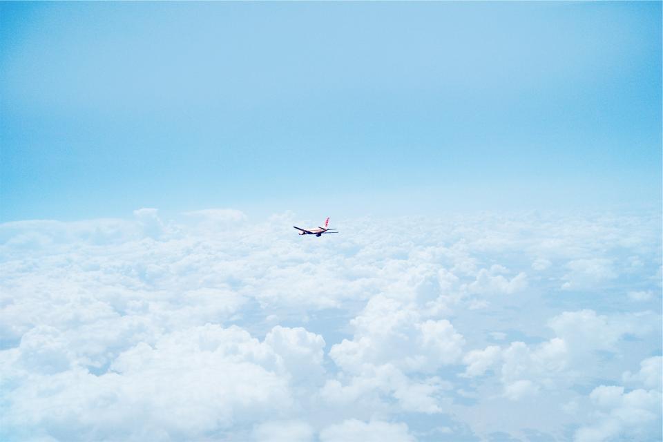 travel transportation sky flying blue airplane abovetheclouds 