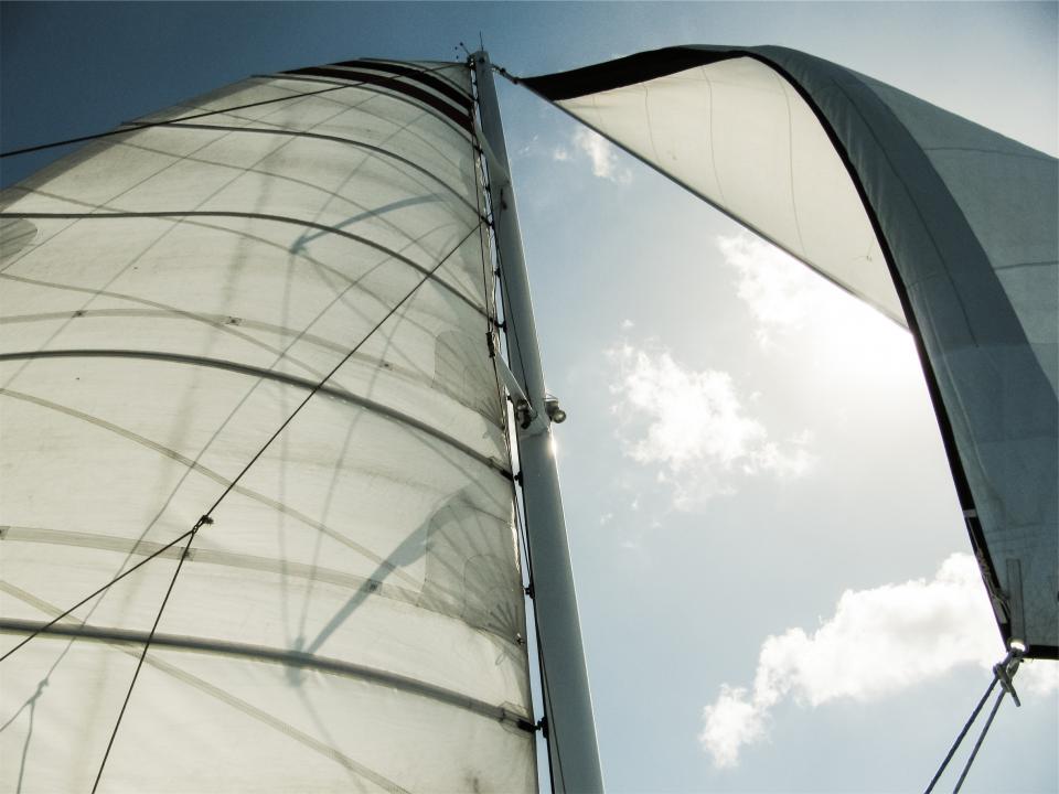 sunshine sunny sky sails sailboat 