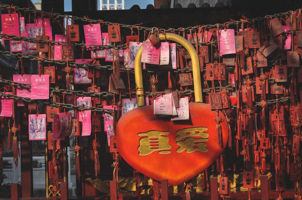 wishes Tianjin love lockets heart china 