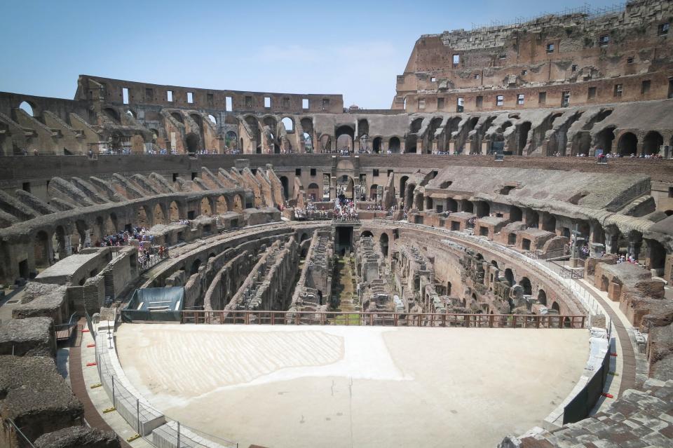 ruins Rome roman Italy history gladiators Colosseum architecture 