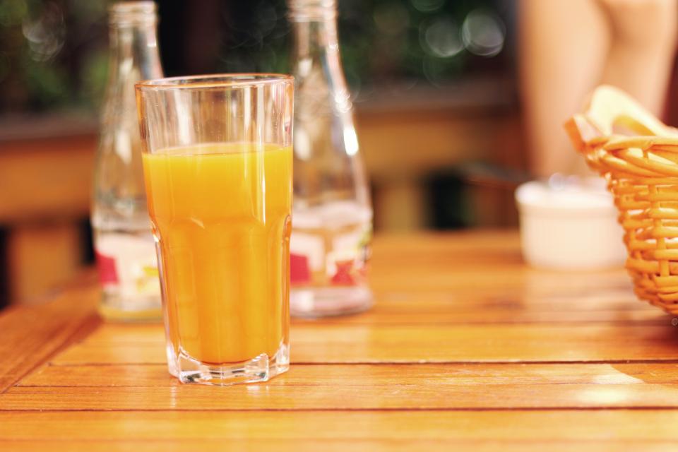 table orangejuice morning glass drink breakfast beverage 