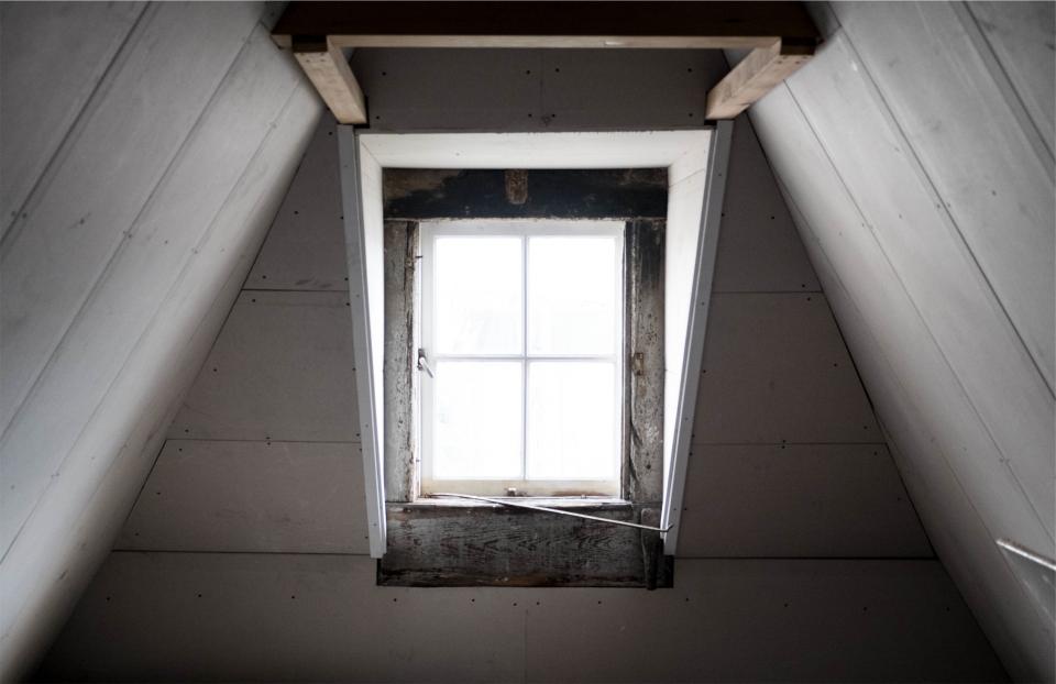 wood window attic 