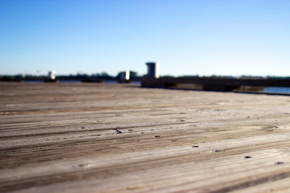 wood dock boardwalk 