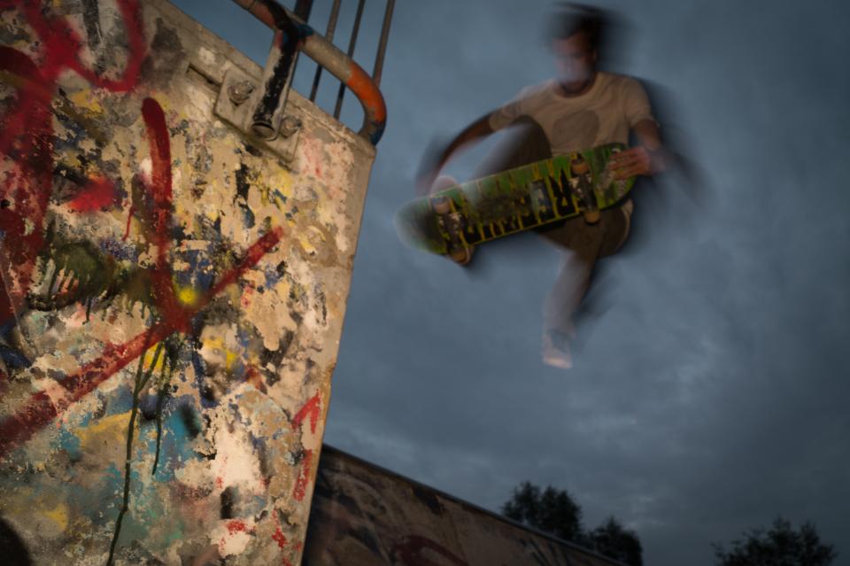 tricks spraypaint skateboarding skateboarder jump graffiti 