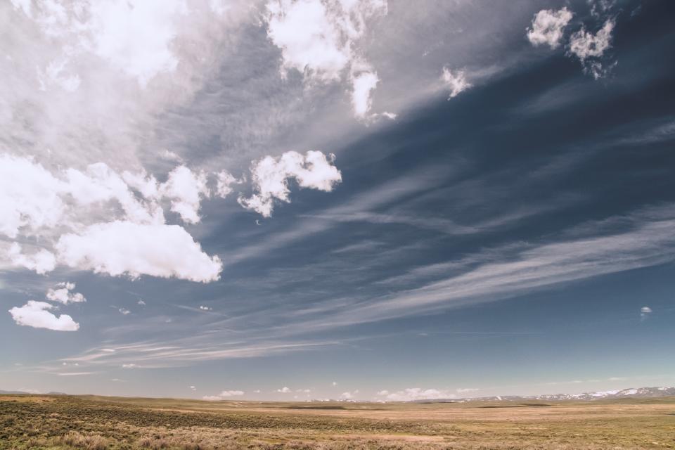 sunlight sky grass field country clouds 