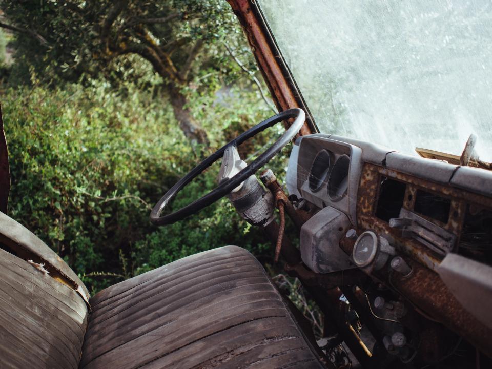 windshield vintage steeringwheel seat old interior guages dash car 
