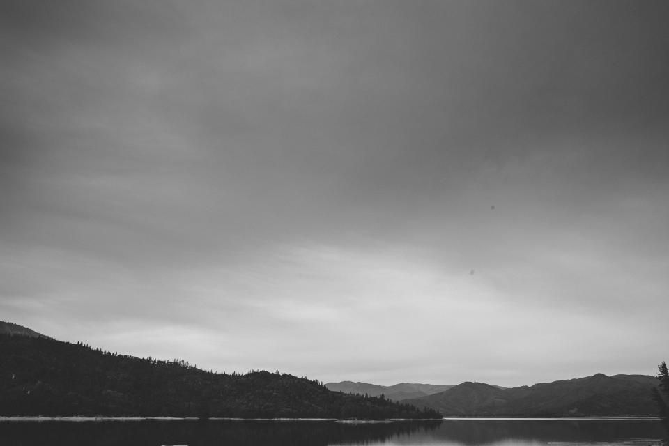 water sky nature mountains landscape lake hills clouds blackandwhite 