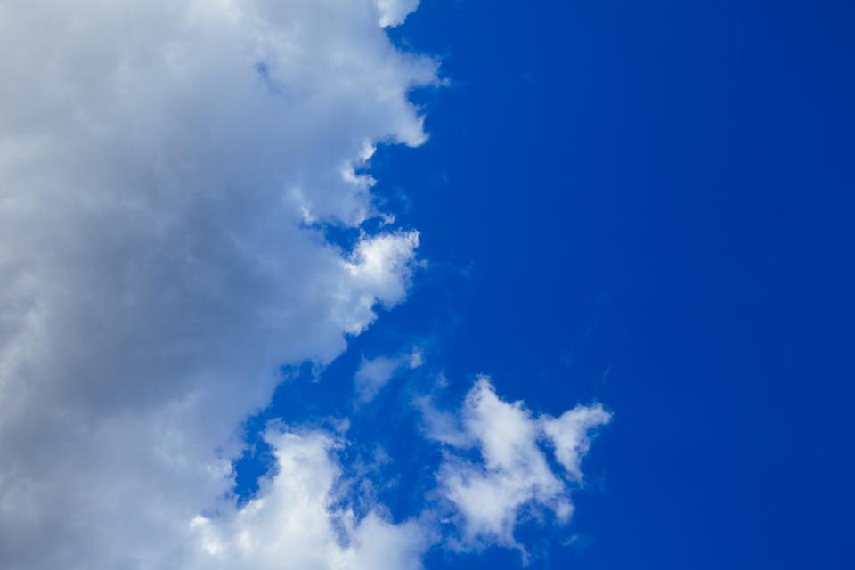 blue, sky, clouds