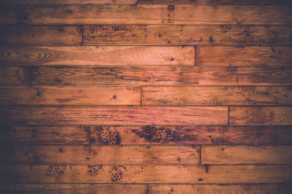 wood planks hardwood footprints floor 